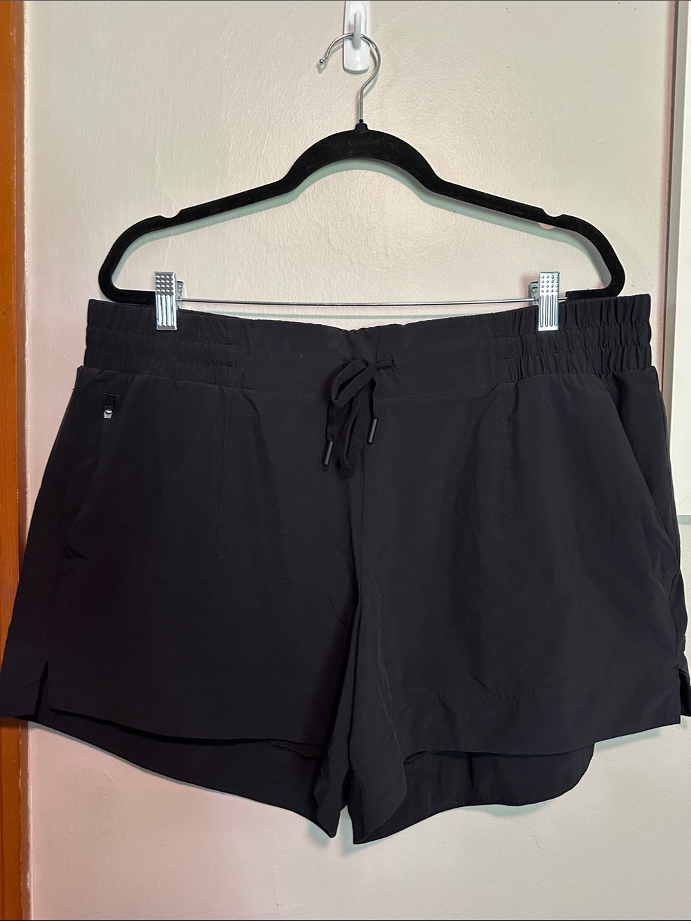 all in motion Black Women's Athletic Drawstring Shorts